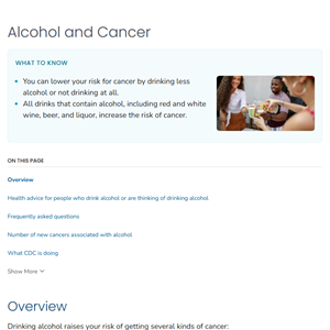 Alcohol and Cancer
