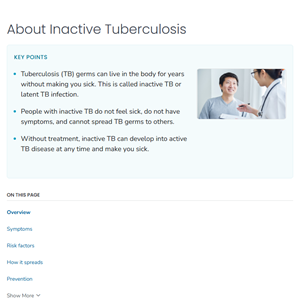 About Inactive Tuberculosis
