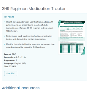 3HR Regimen Medication Tracker