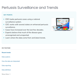 Pertussis Surveillance and Trends