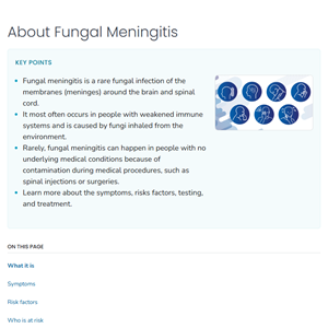 About Fungal Meningitis