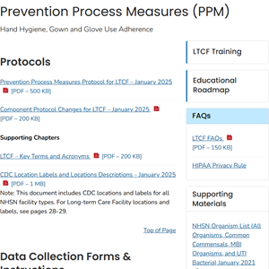Prevention Process Measures (PPM)