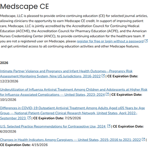 Medscape CE